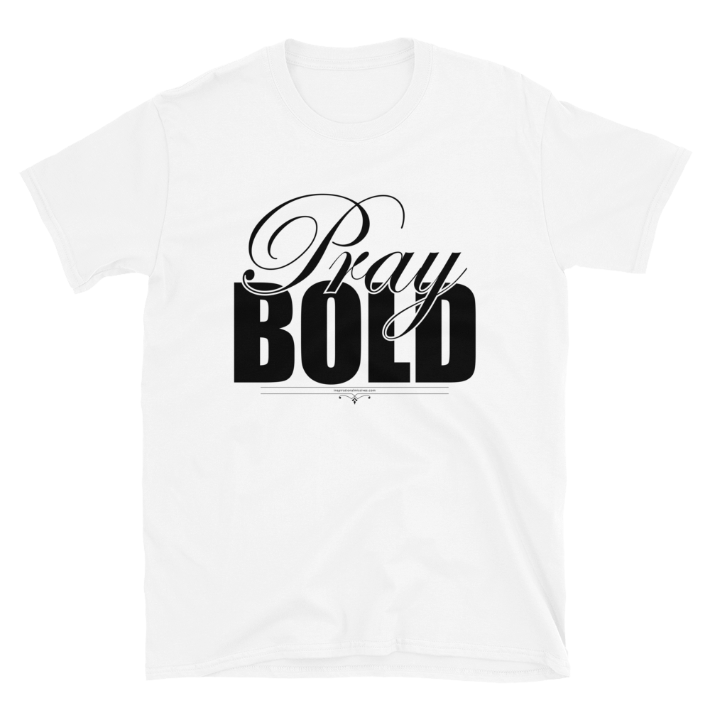 Pray Bold Black Text Short-Sleeve Unisex T-Shirt