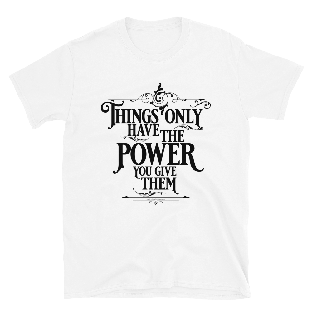 Things Power Black Text Short-Sleeve Unisex T-Shirt
