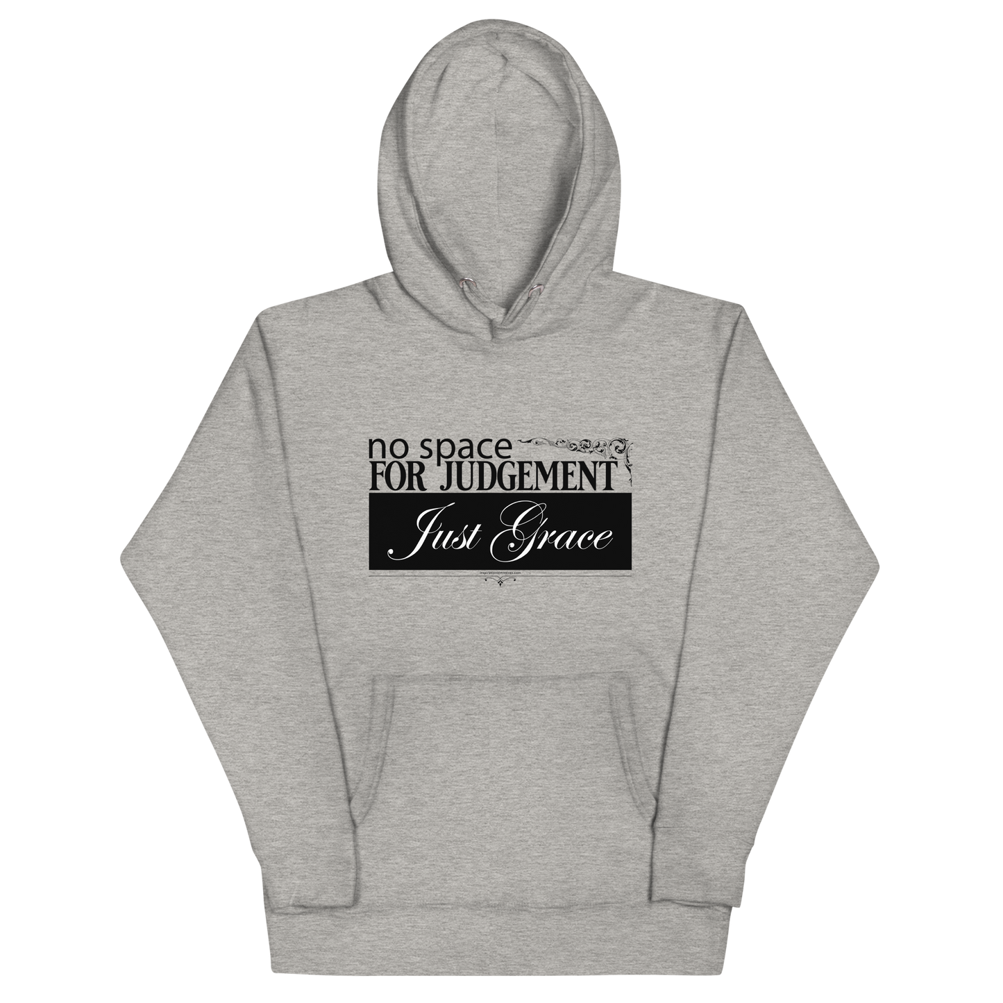 Just Grace Black Text Unisex Hoodie