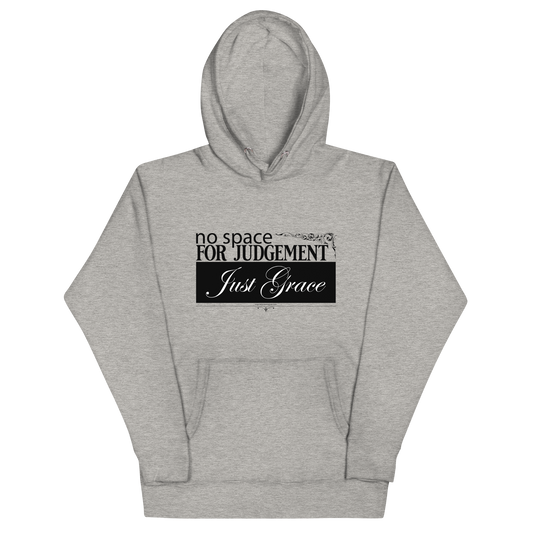 Just Grace Black Text Unisex Hoodie