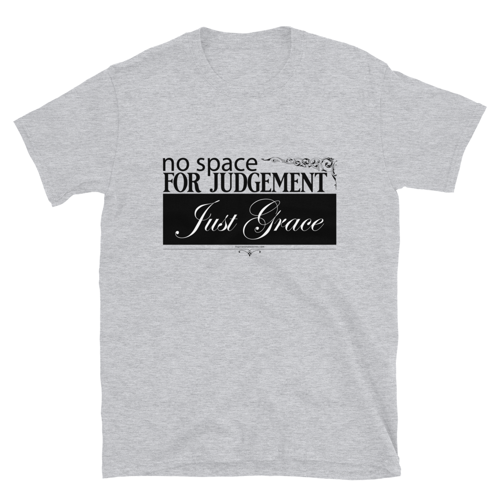 Just Grace Black Text Short-Sleeve Unisex T-Shirt