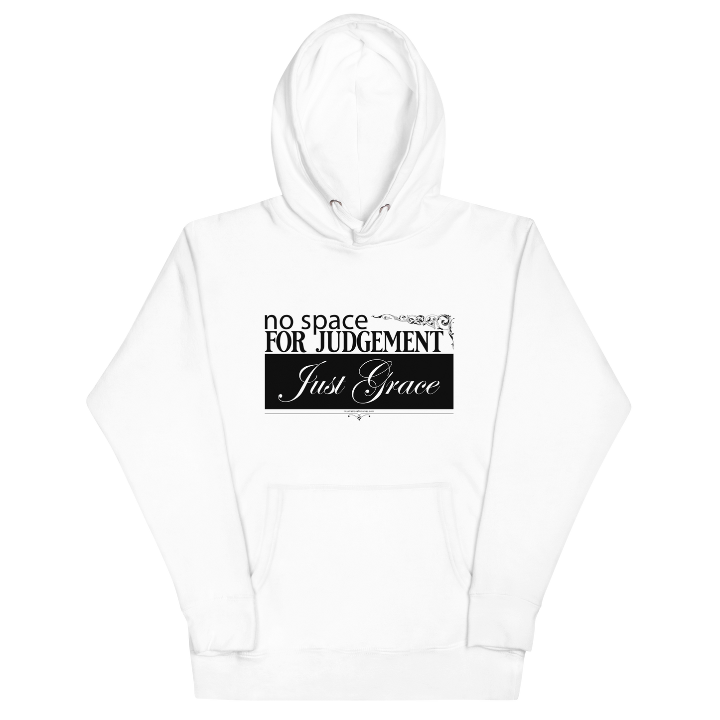 Just Grace Black Text Unisex Hoodie