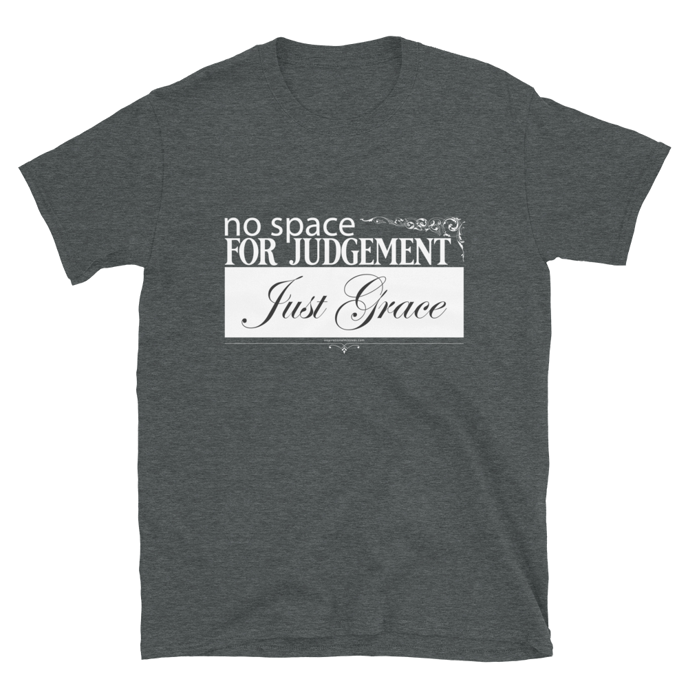 Just Grace White Text Short-Sleeve Unisex T-Shirt