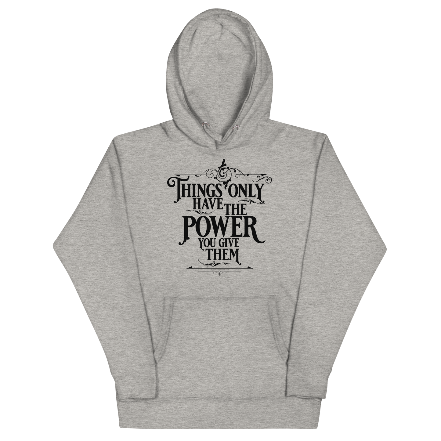 Things Power Black Text Unisex Hoodie