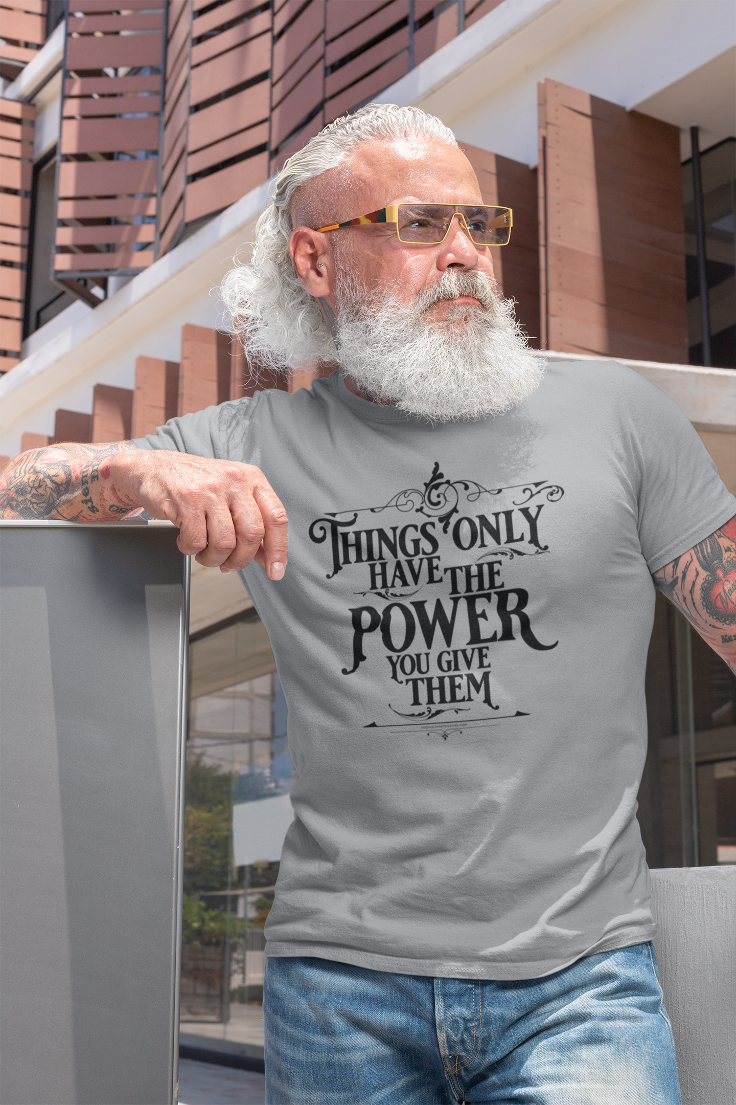 Things Power Black Text Short-Sleeve Unisex T-Shirt