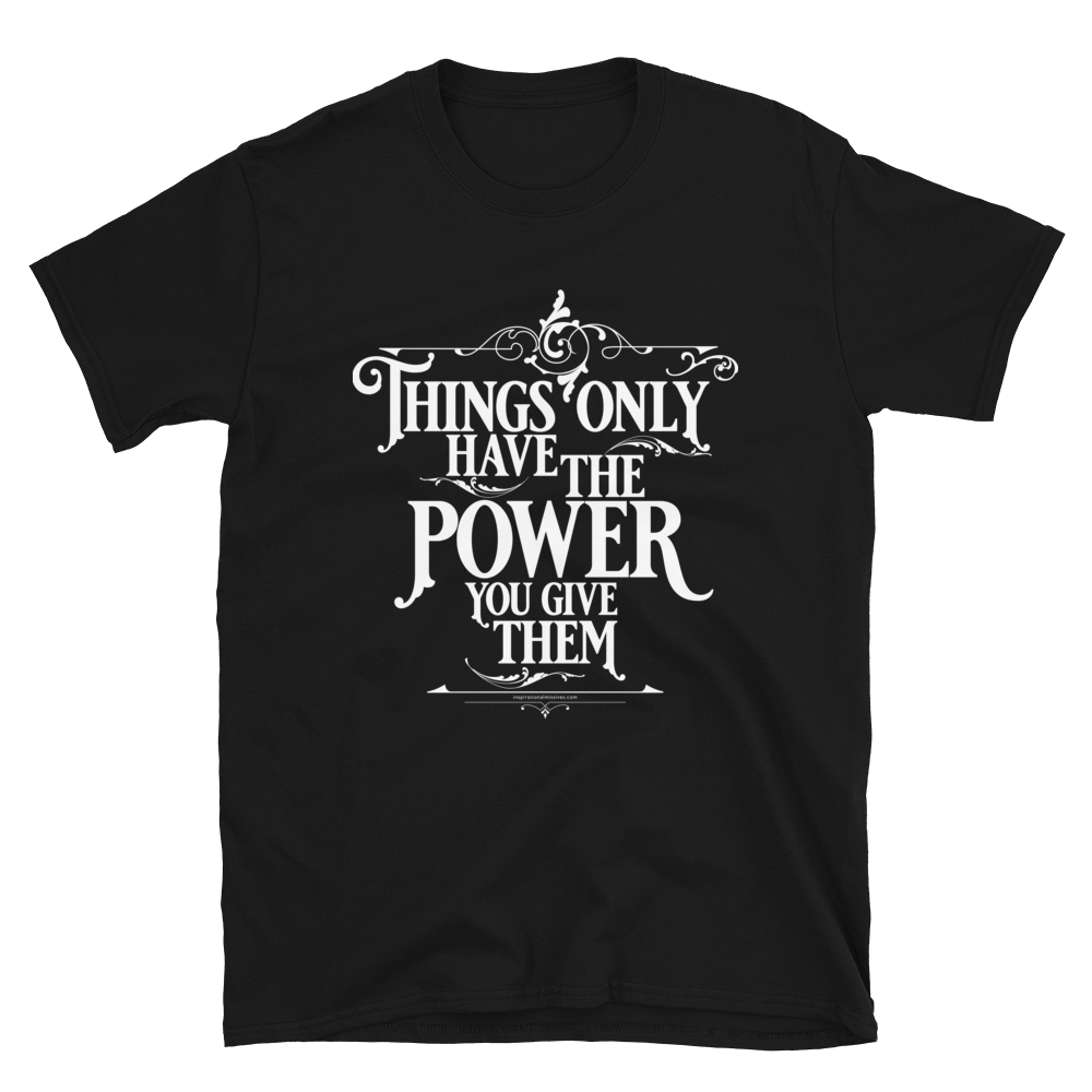 Things Power White Text Short-Sleeve Unisex T-Shirt
