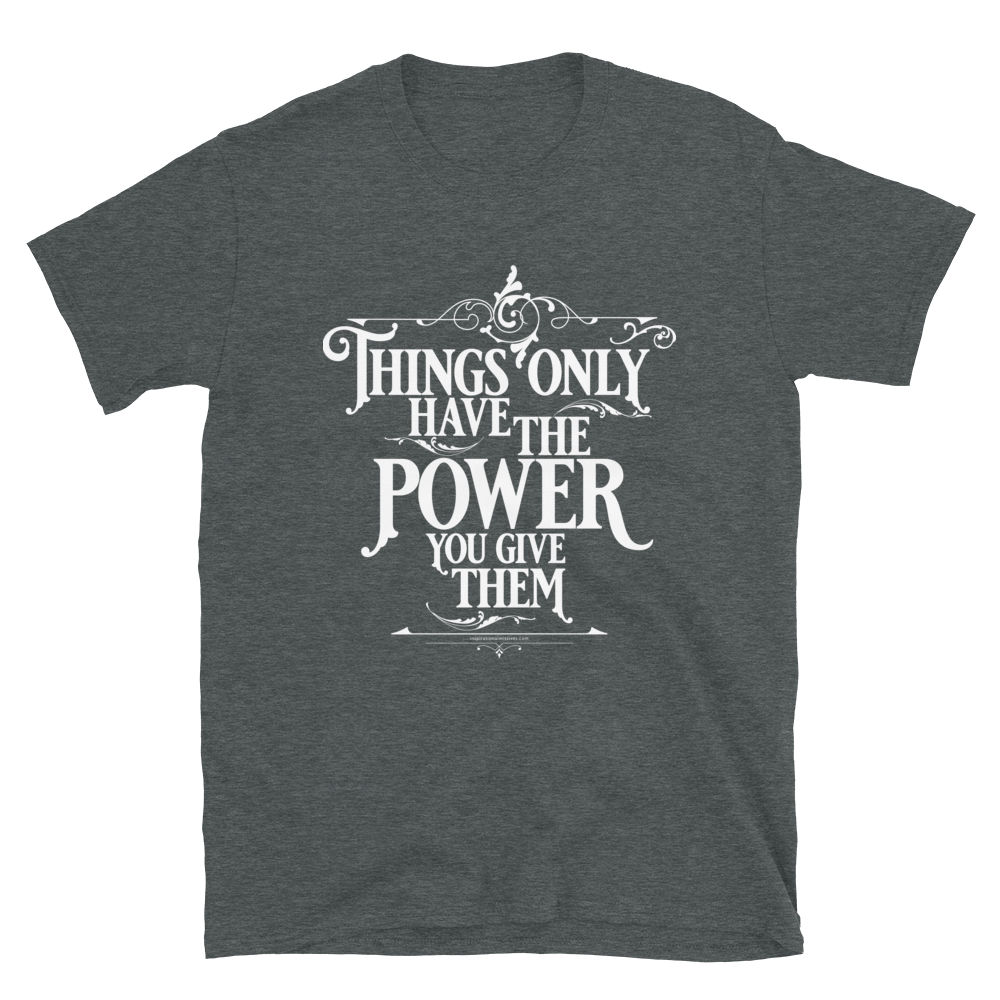 Things Power White Text Short-Sleeve Unisex T-Shirt