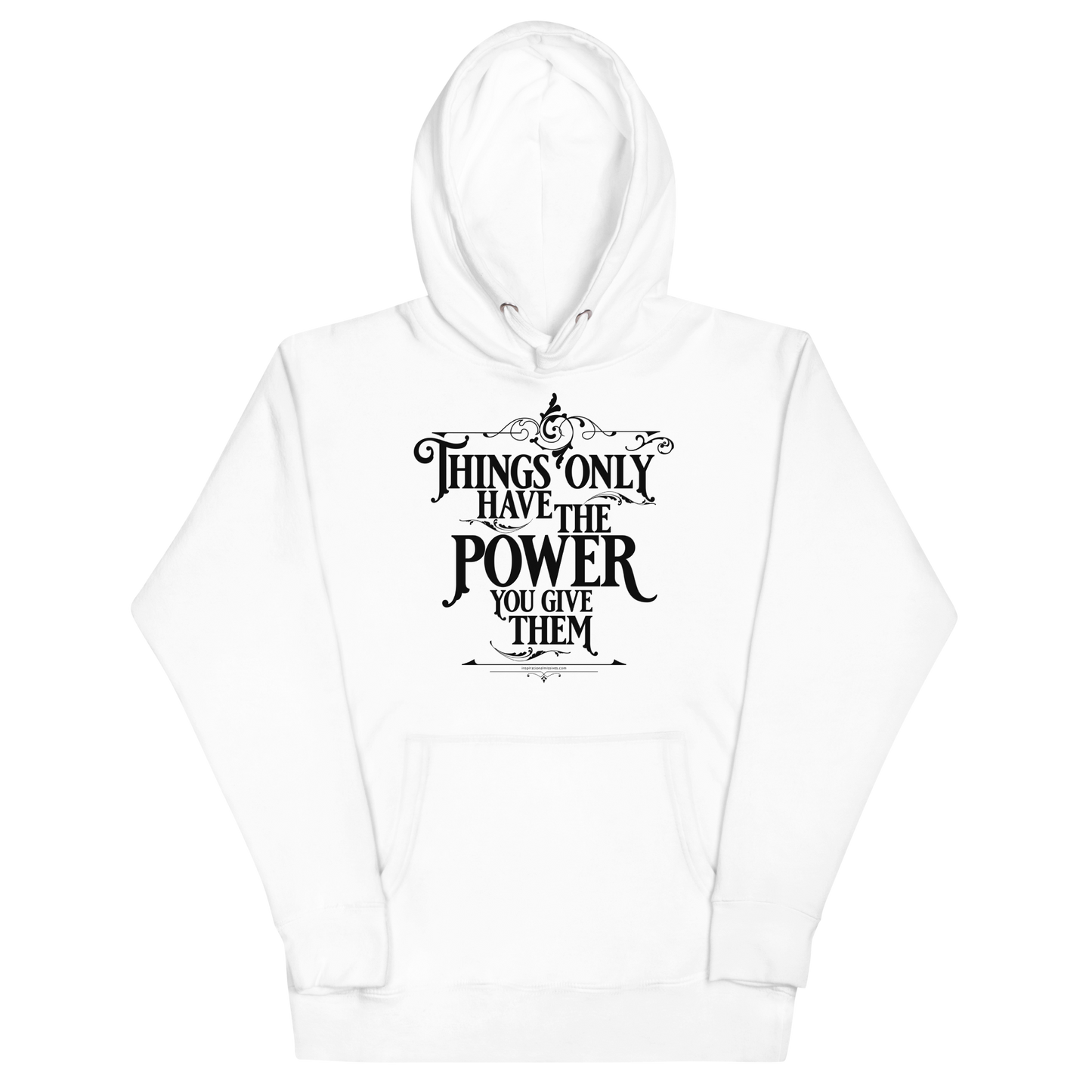 Things Power Black Text Unisex Hoodie